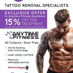 tattoo removal sydney discount for anytime members