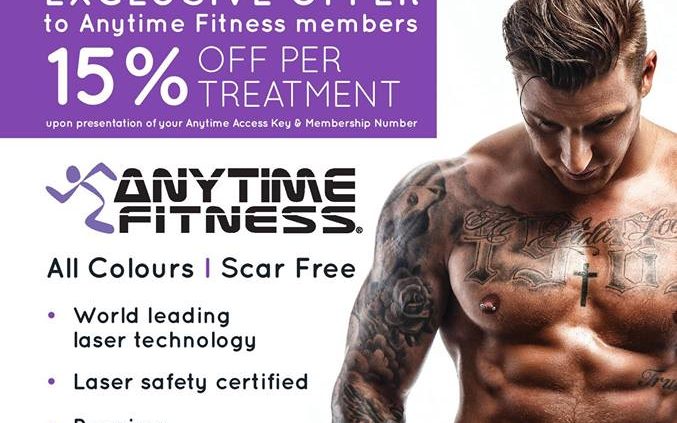 tattoo removal sydney discount for anytime members