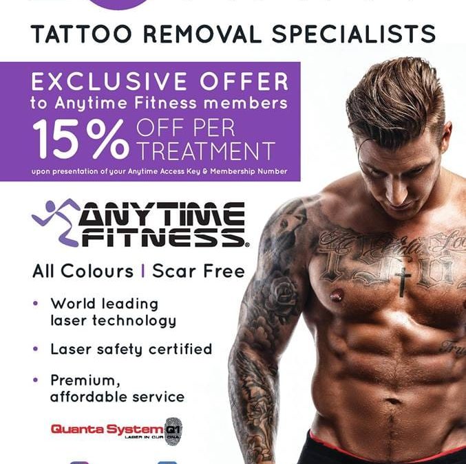 tattoo removal sydney discount for anytime members